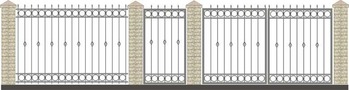 Калитка кованая ККС-12 Калитка кованая ККС-12