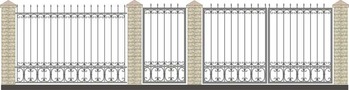 Калитка кованая ККС-18 Калитка кованая ККС-18